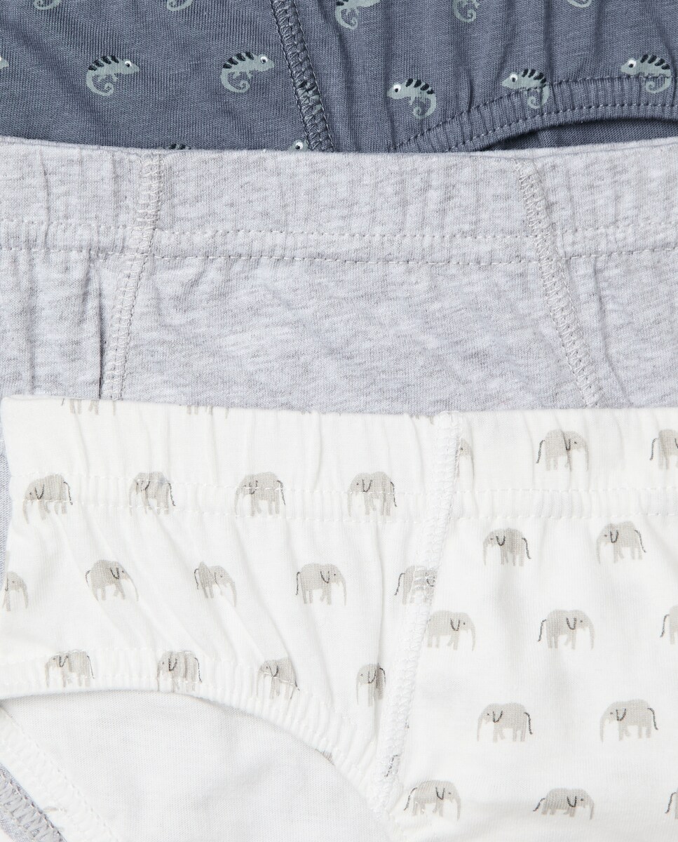 Pack 5 slips fantasia de niño Azul-3