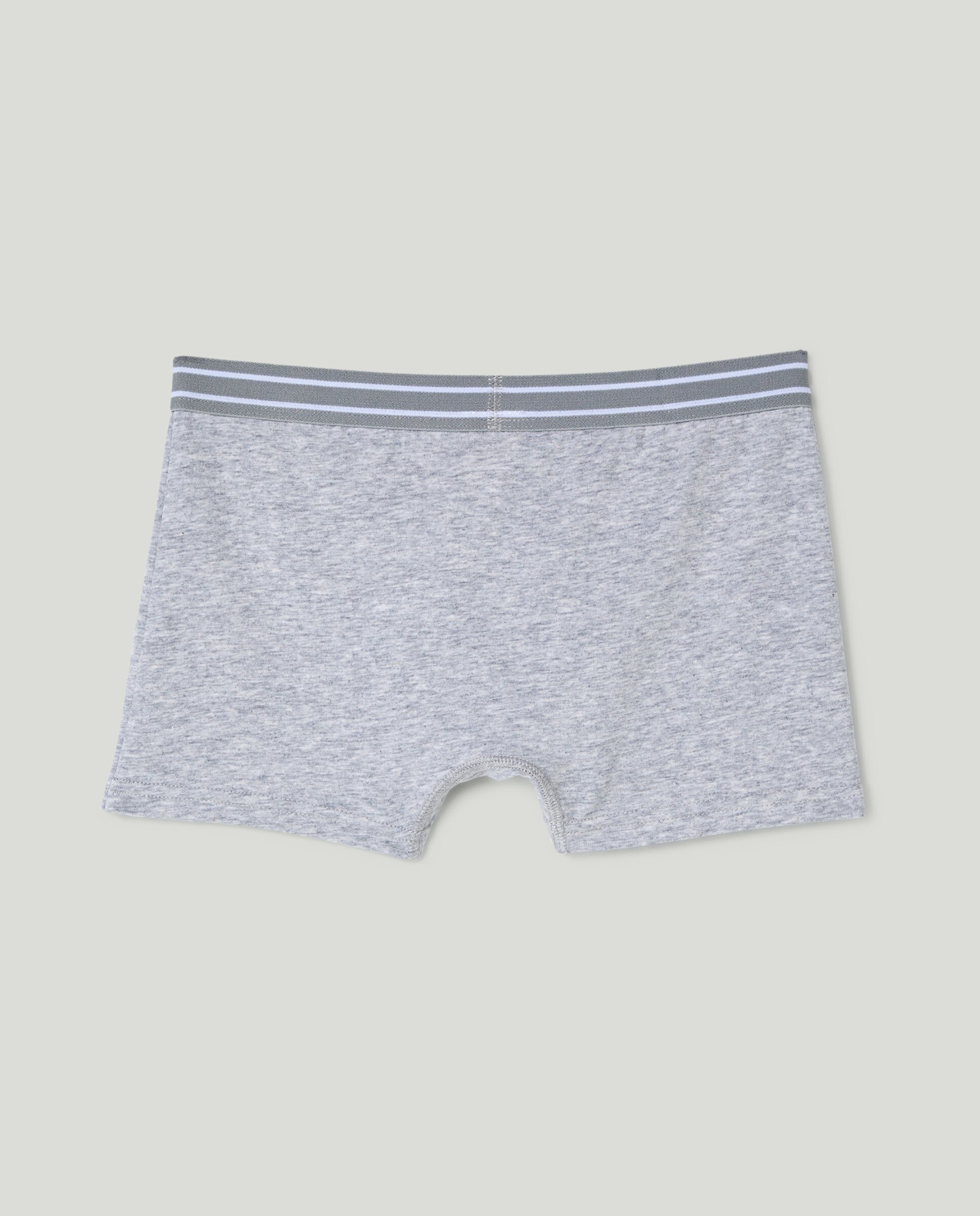 Pack 2 de niño boxer lisos de niño Gris-2