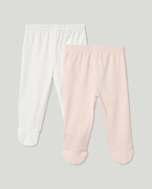 Imagen 0 de Pack de 2 polainas de bebé de canalé