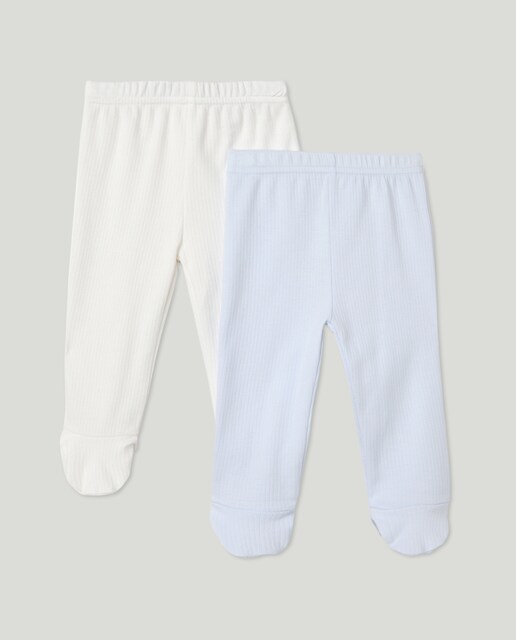 Imagen 0 de Pack de 2 polainas de bebé de canalé