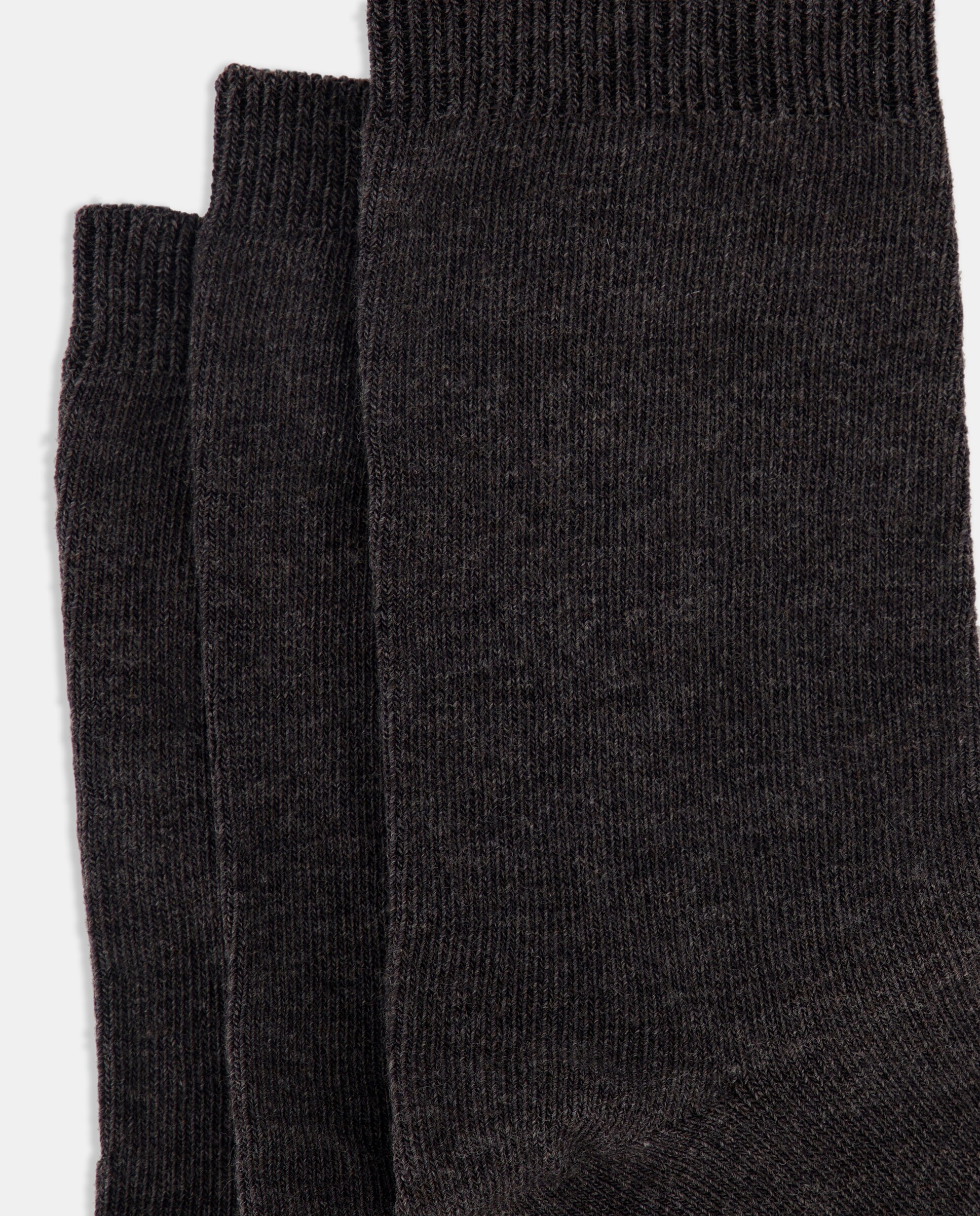 Pack de 3 calcetines infantiles lisos Gris oscuro-2