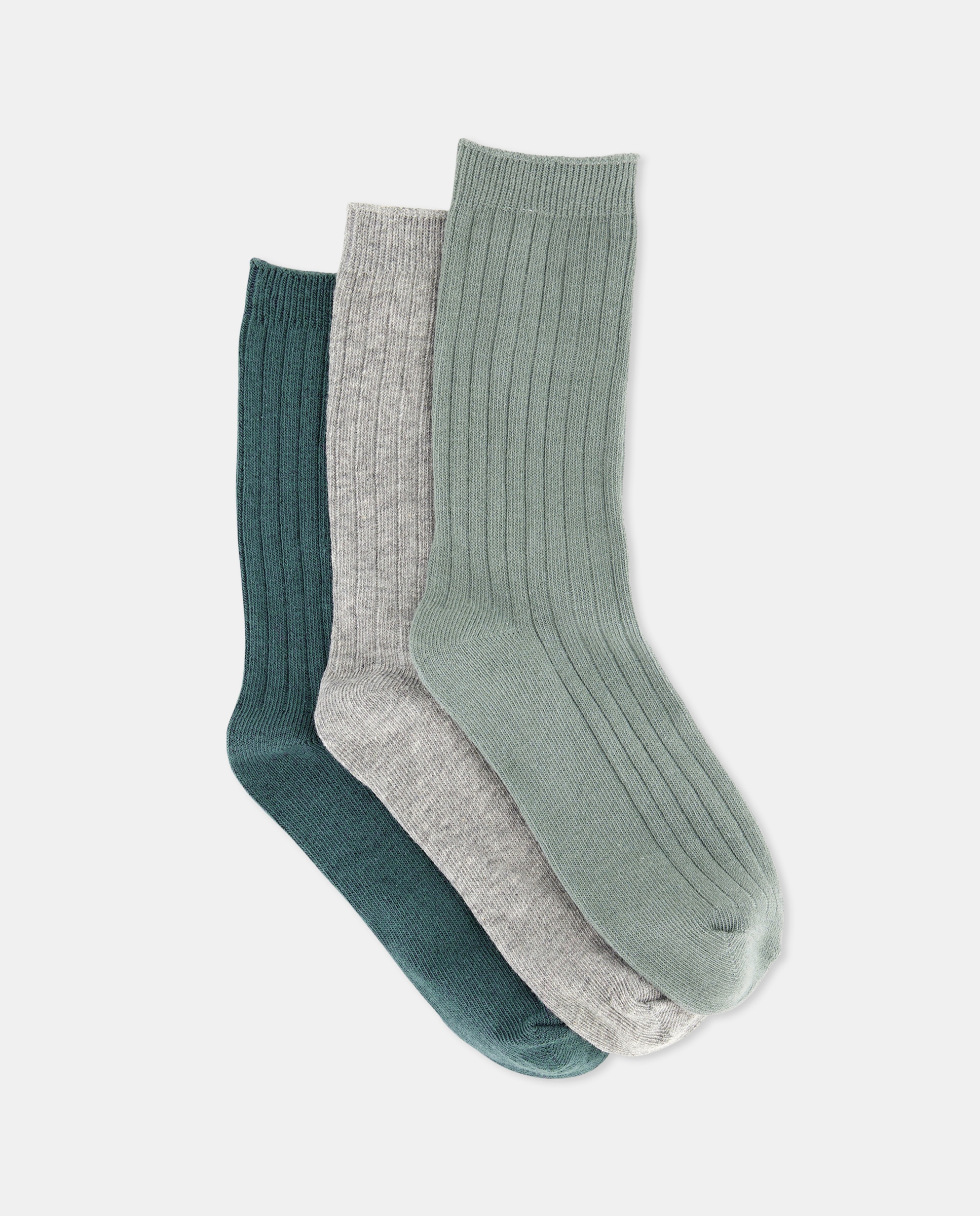 Imagen 0 de Pack de 3 calcetines infantiles de canalé
