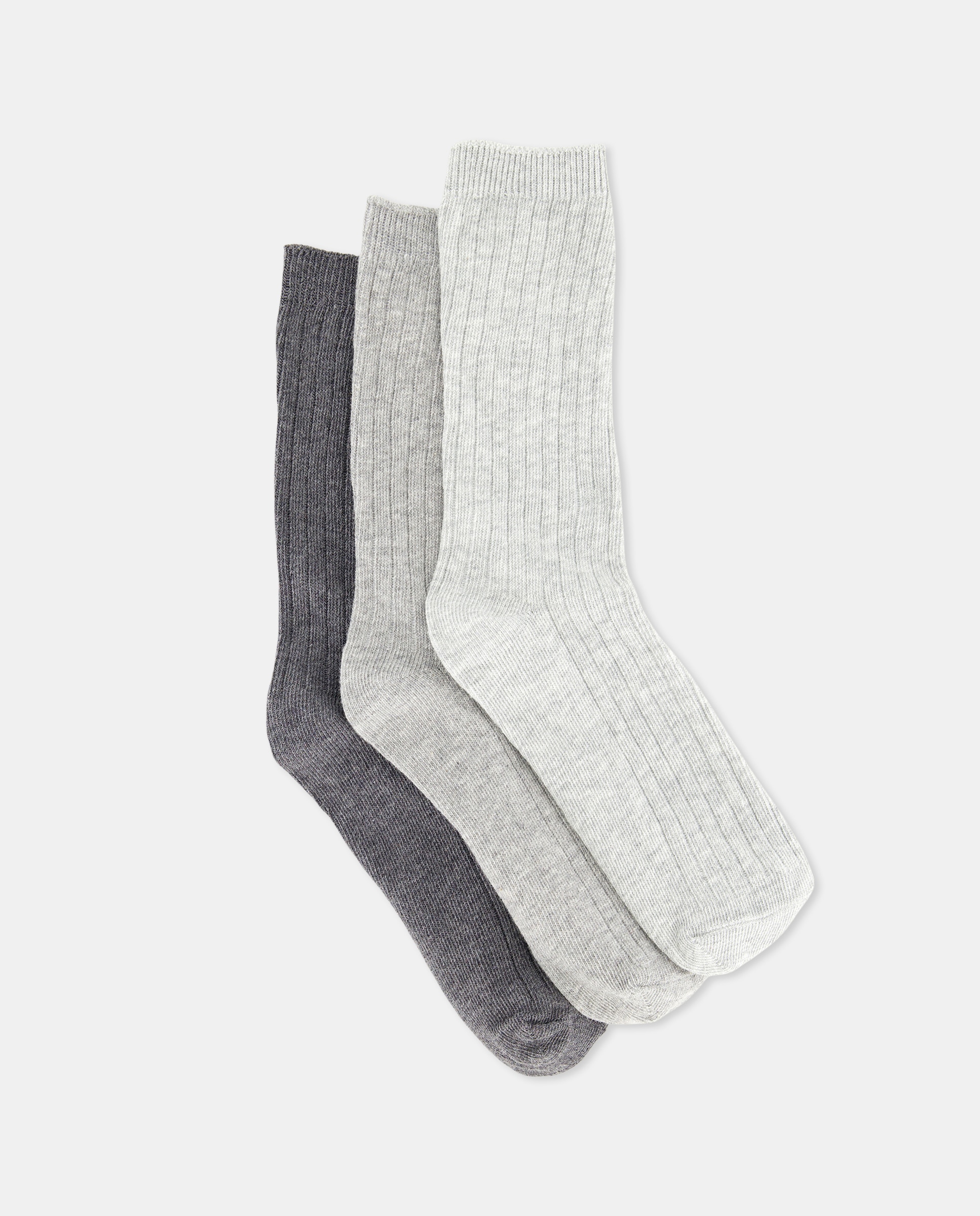 Imagen 0 de Pack de 3 calcetines infantiles de canalé