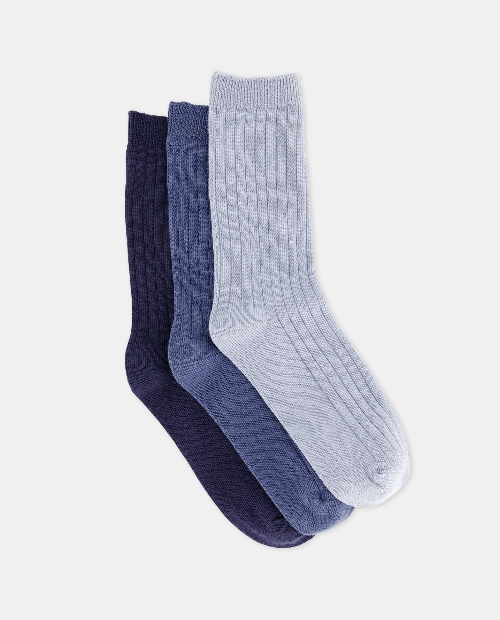 Imagen 0 de Pack de 3 calcetines infantiles de canalé