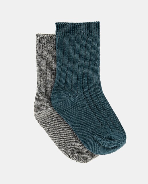 Imagen 0 de Pack de 2 medias de bebé de canalé