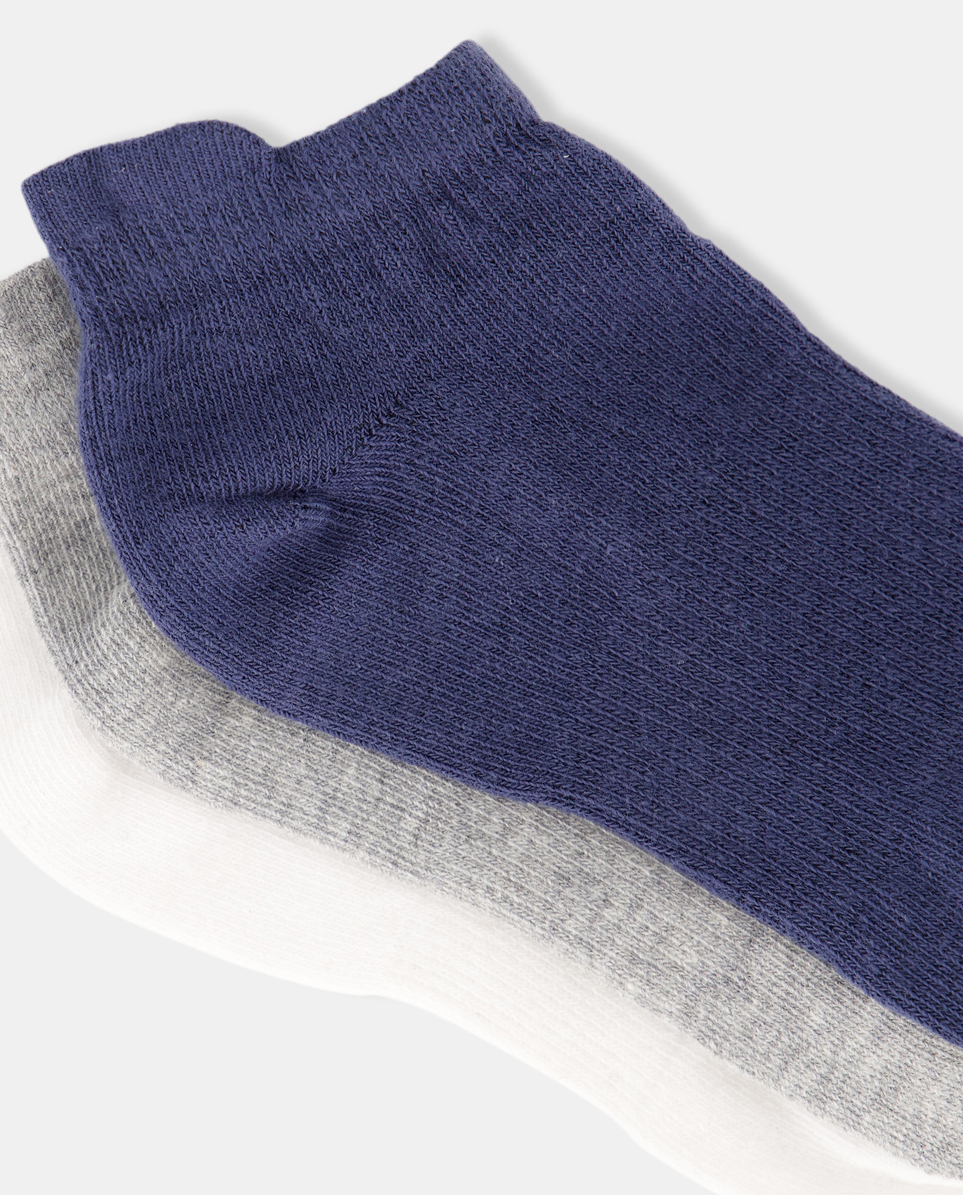 Pack de 3 calcetines infantiles de deporte 400 Azul-2