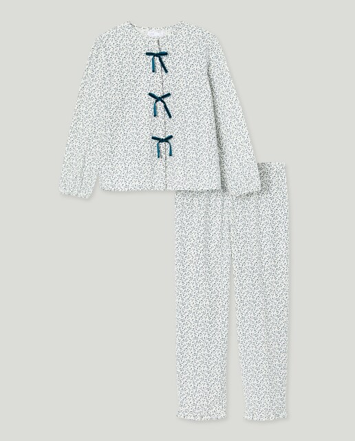 Imagen 0 de Pijama de niña con lazos