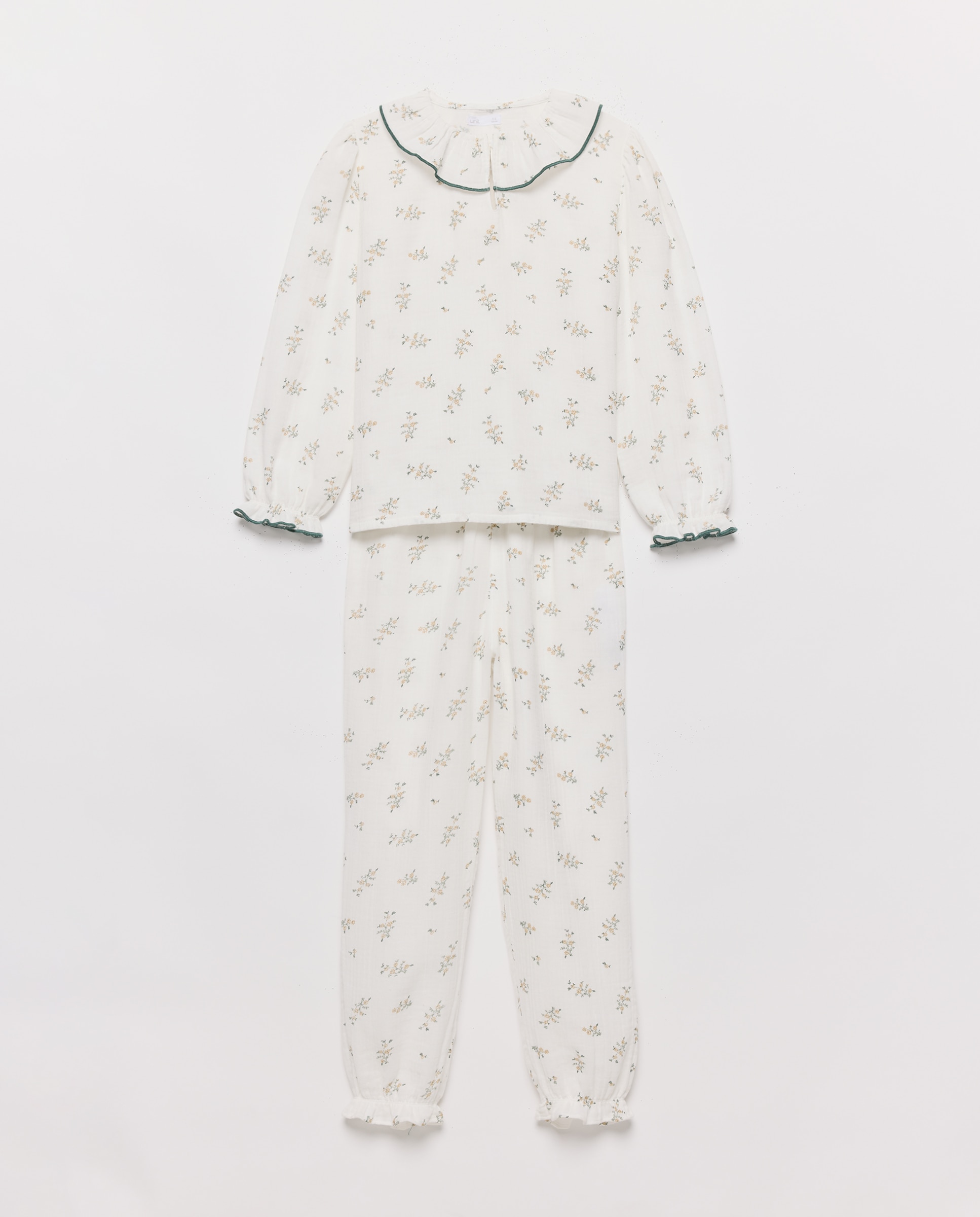 Imagen 0 de Pijama de niña de gasa estampado