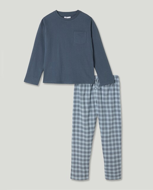 Imagen 0 de Pijama de niño combinado de franela