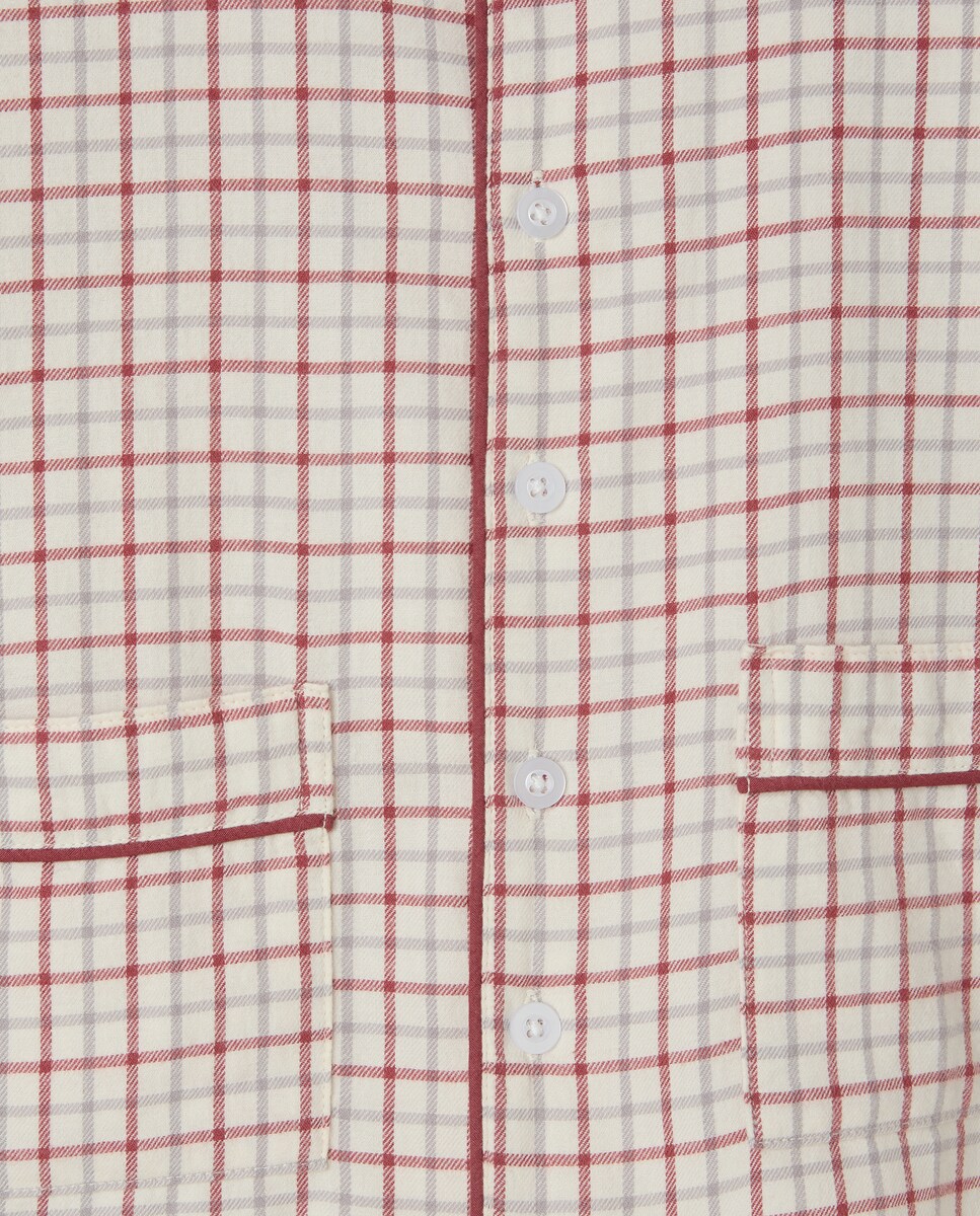 Pijama de niño de franela family 120 Crudo-3