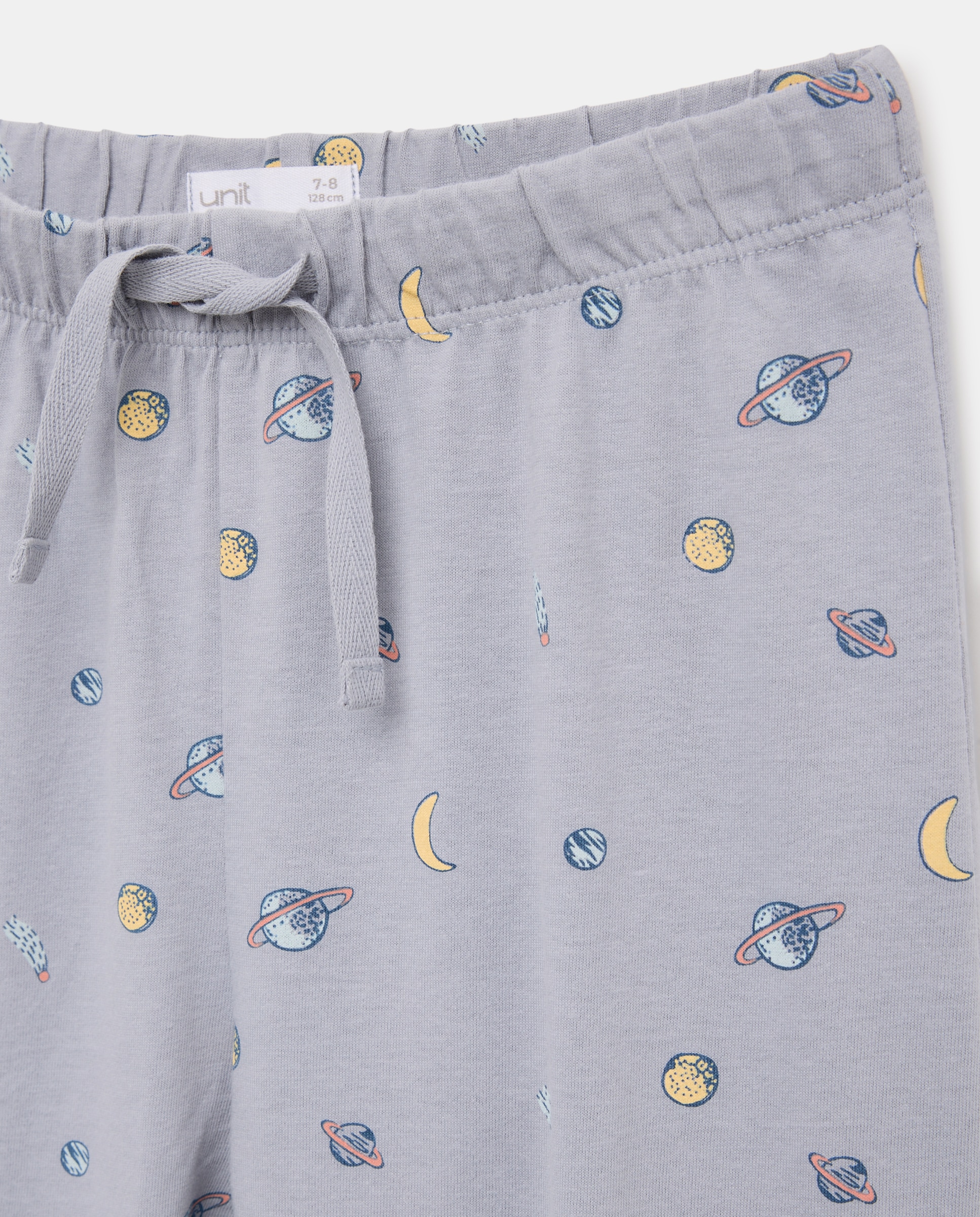 Pijama de niño básico largo 410 Azul claro-3