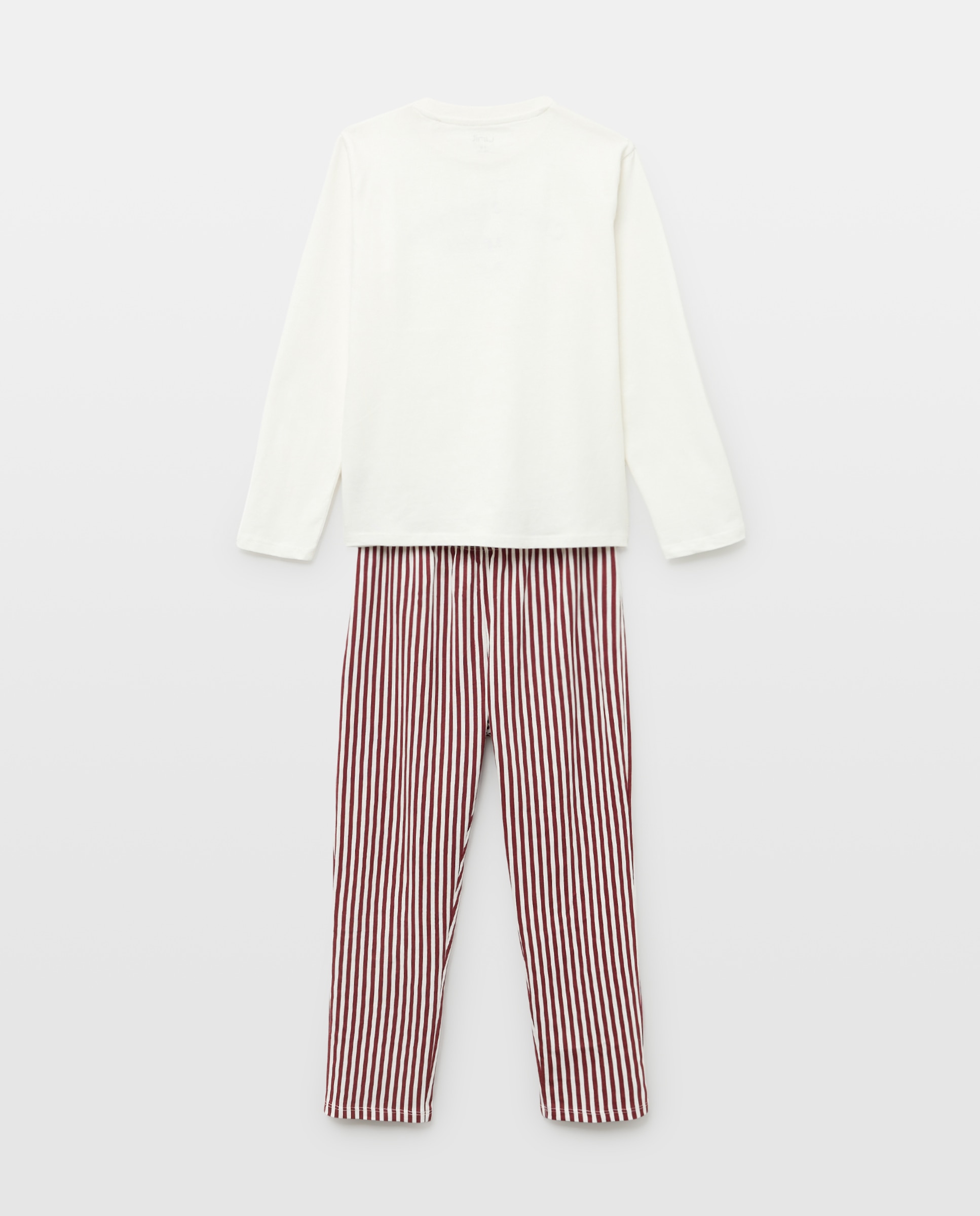 Pijama de niño básico largo 770 Terracota-2