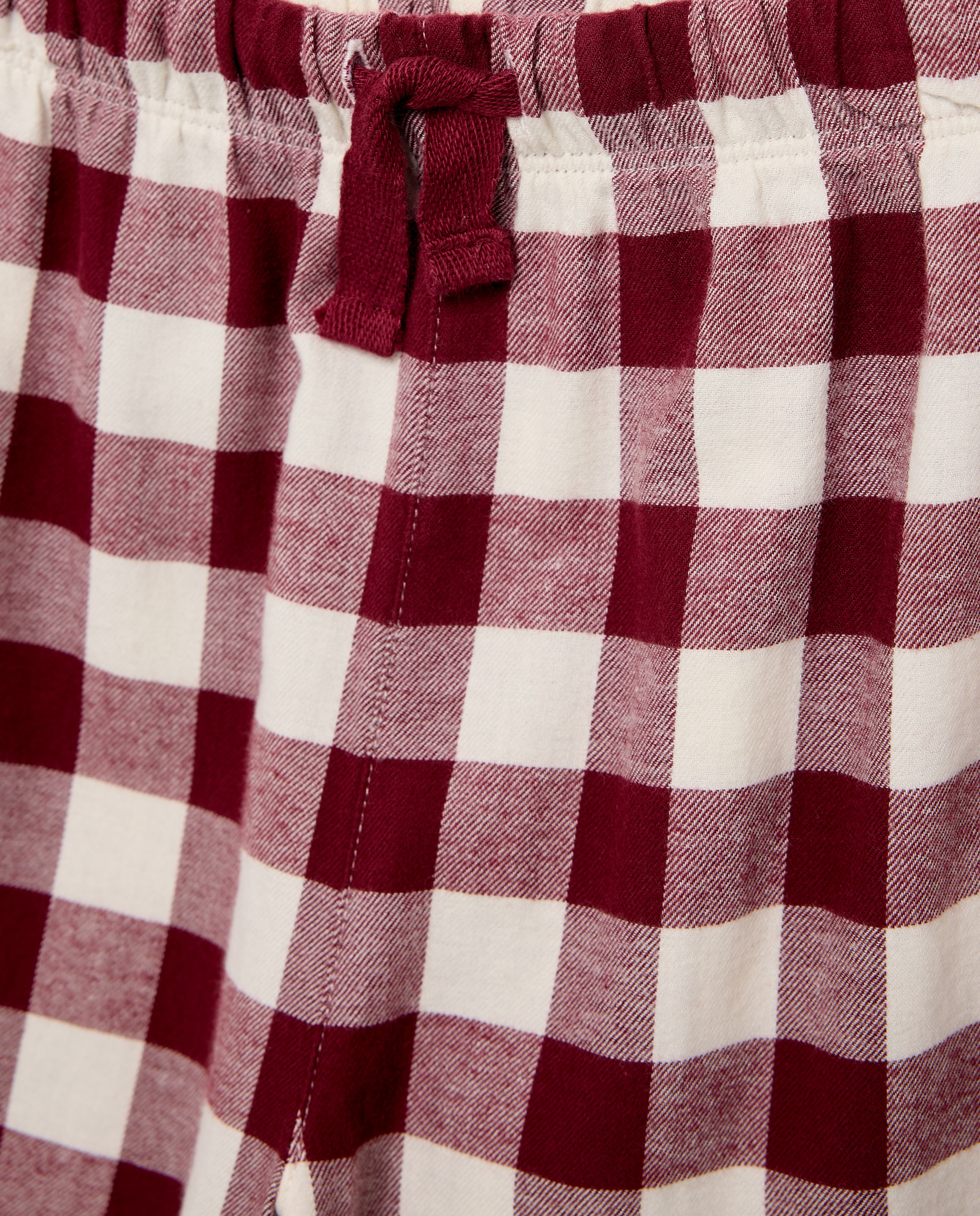Pijama de niño combinado de franela Blanco roto-3