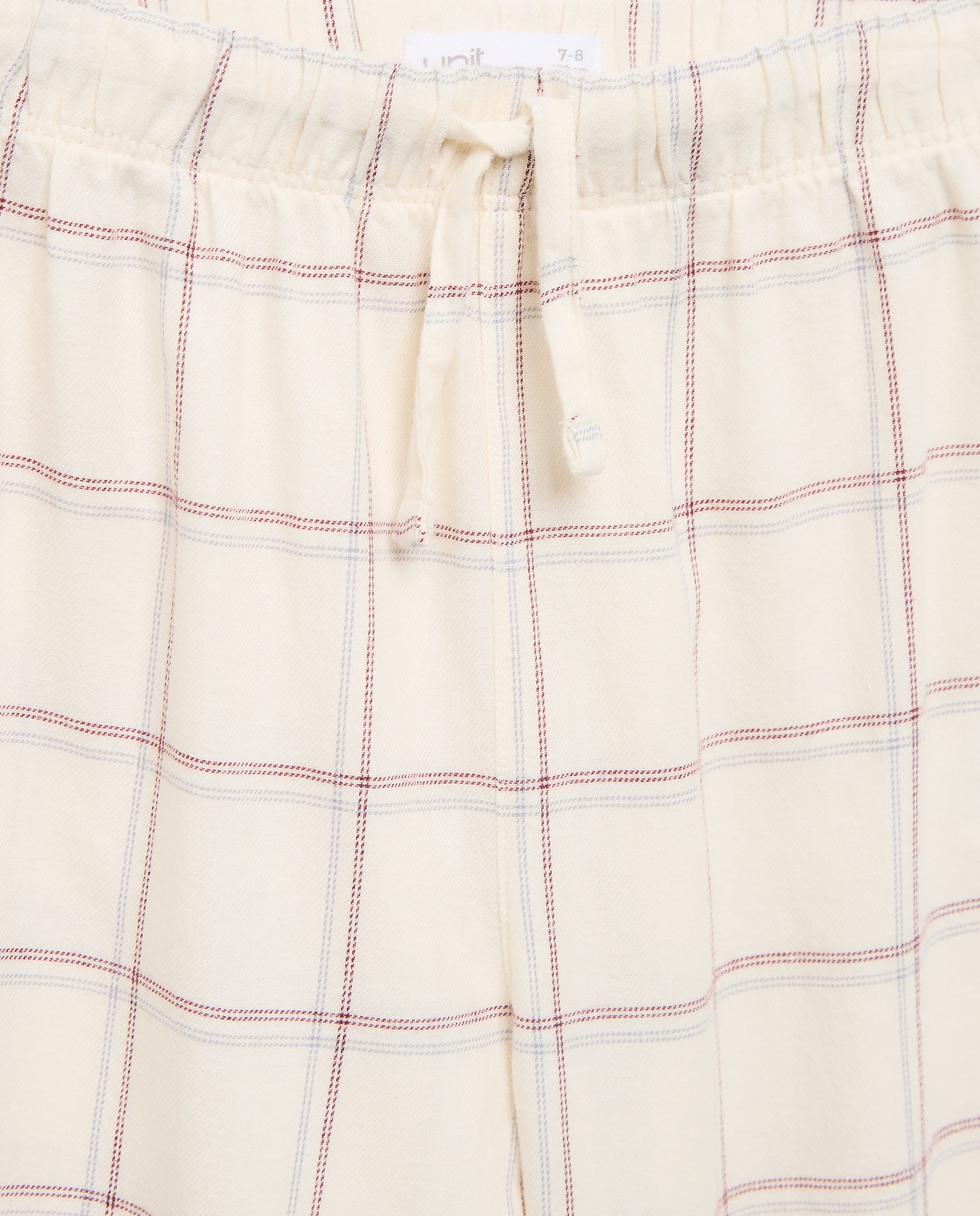 Pijama de niño de franela Blanco roto-3