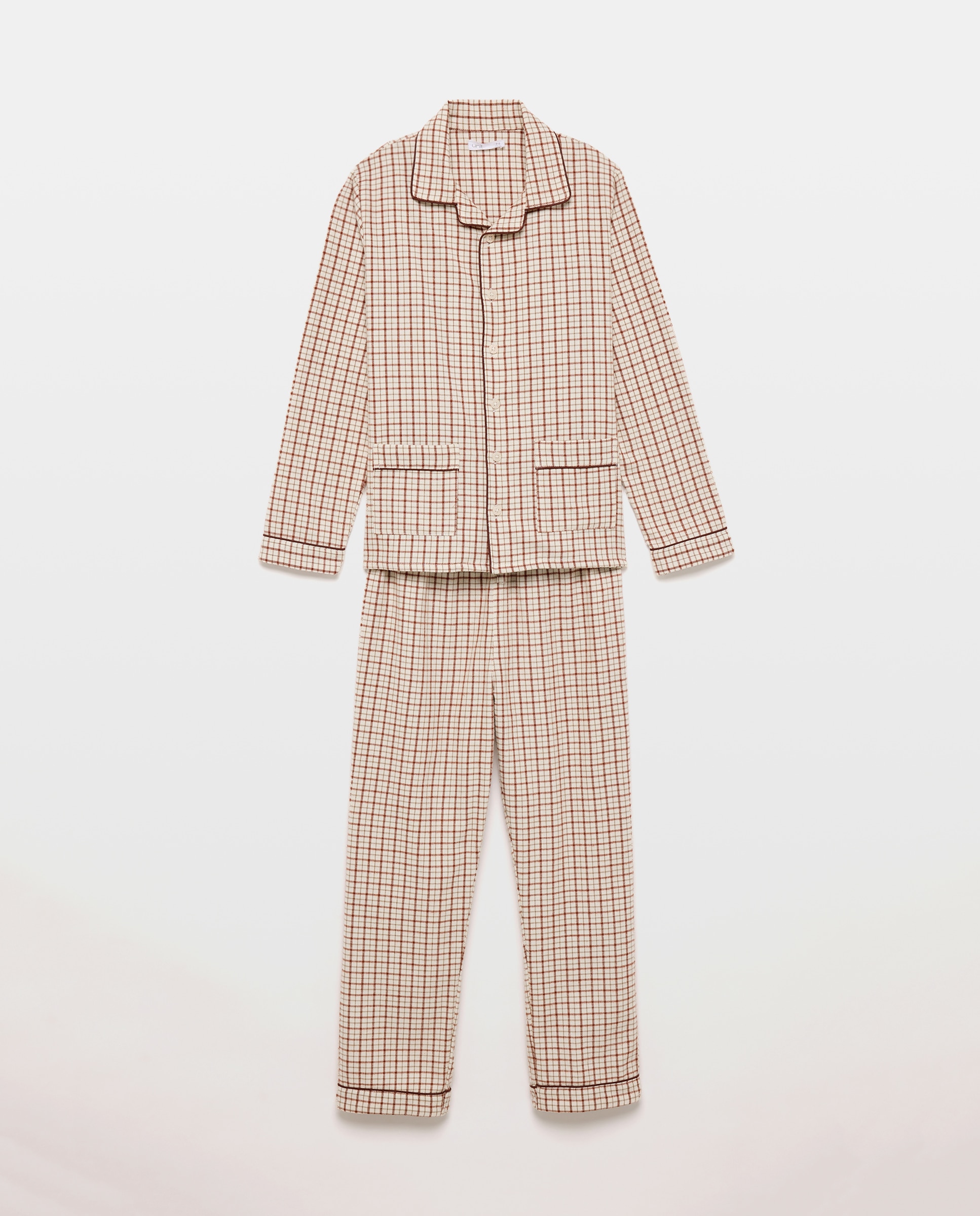 Imagen 0 de Pijama de niño de franela de cuadros
