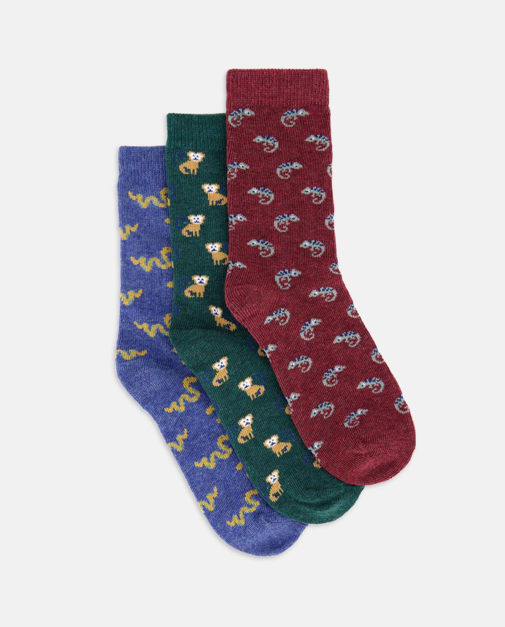 Imagen 0 de Pack de 3 calcetines infantiles con estampado