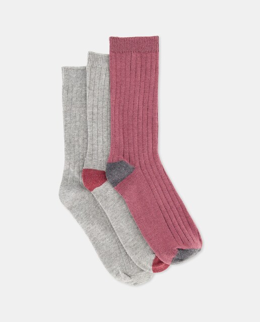 Imagen 0 de Pack de 3 calcetines infantiles de canalé