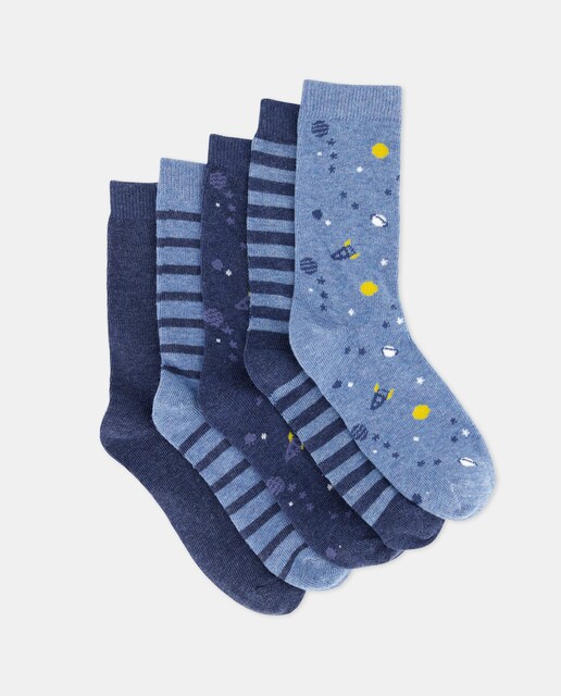 Imagen 0 de Pack de 5 calcetines infantiles fantasía