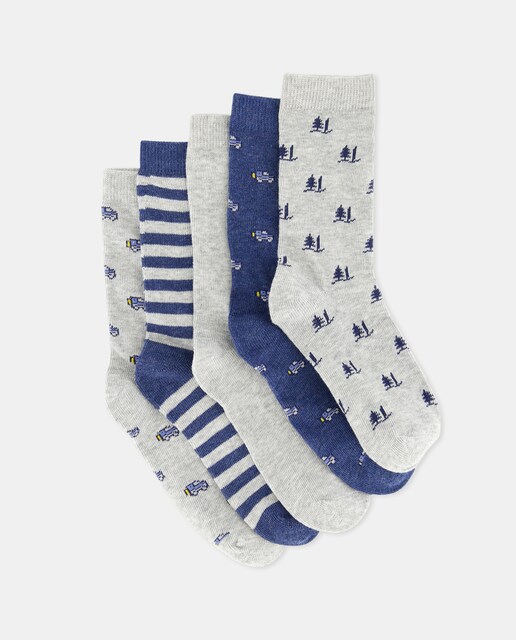 Imagen 0 de Pack de 5 calcetines infantiles fantasía