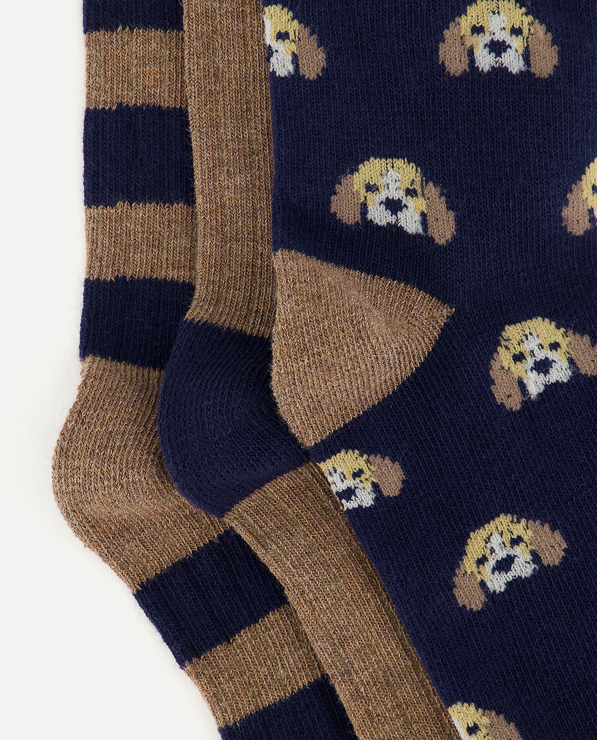 Pack de 3 calcetines infantiles Azul marino-2