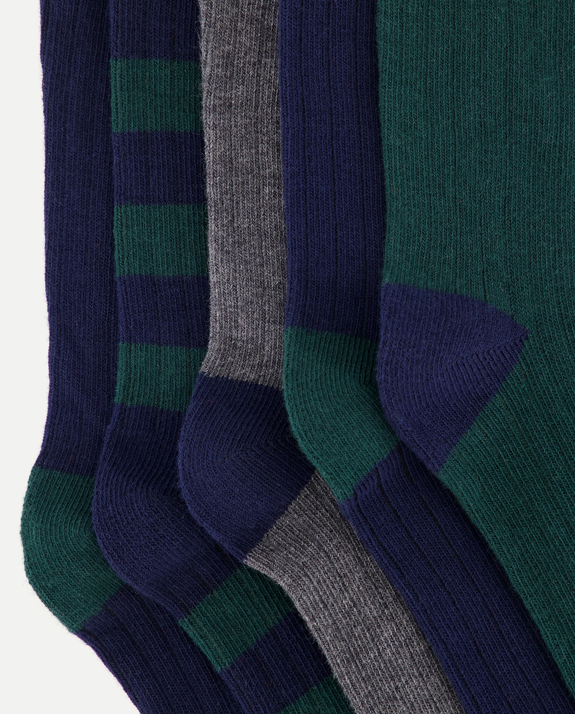 Pack de 5 calcetines infantiles Verde-2