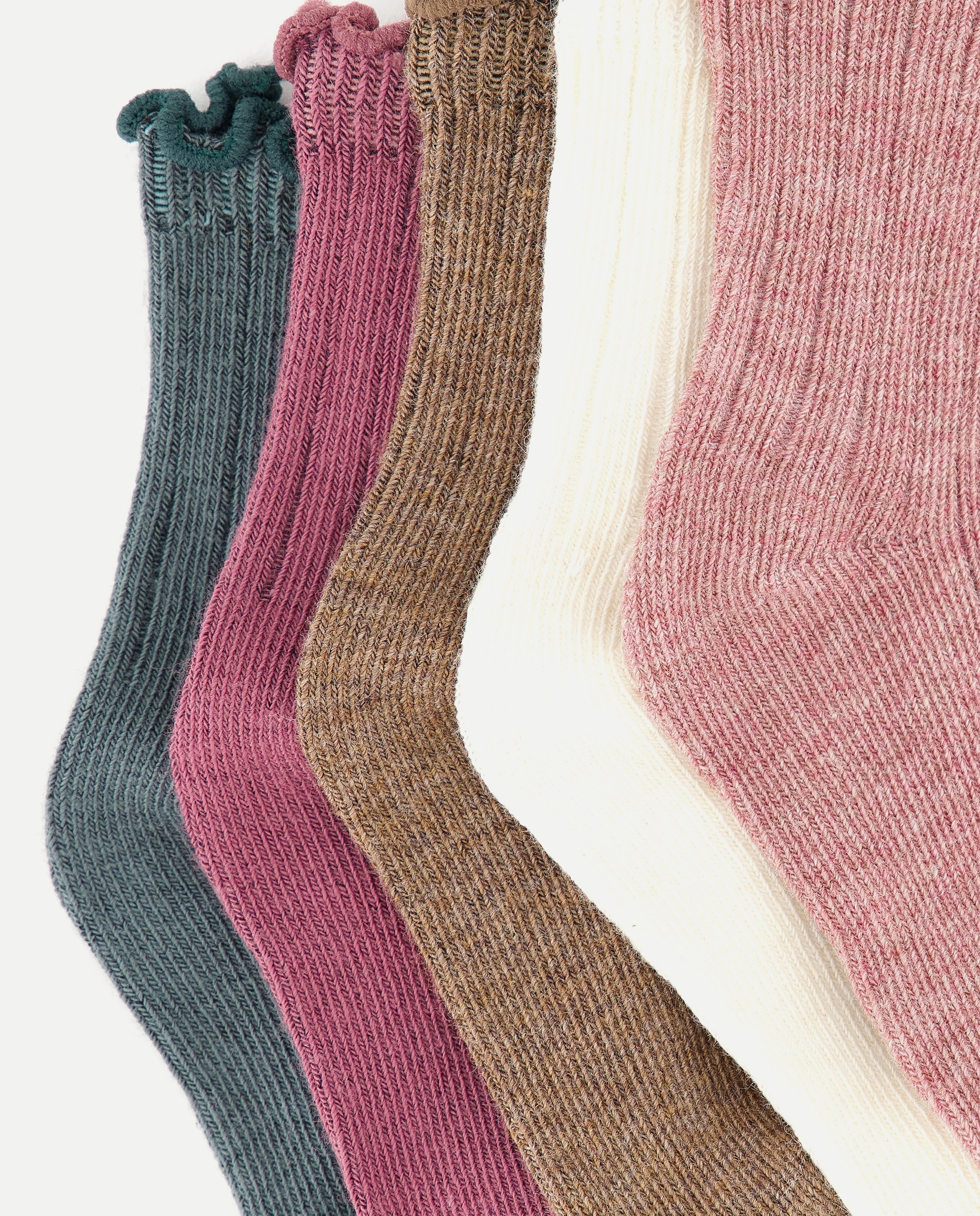 Pack de 5 calcetines de bebé 200 Rosa-2