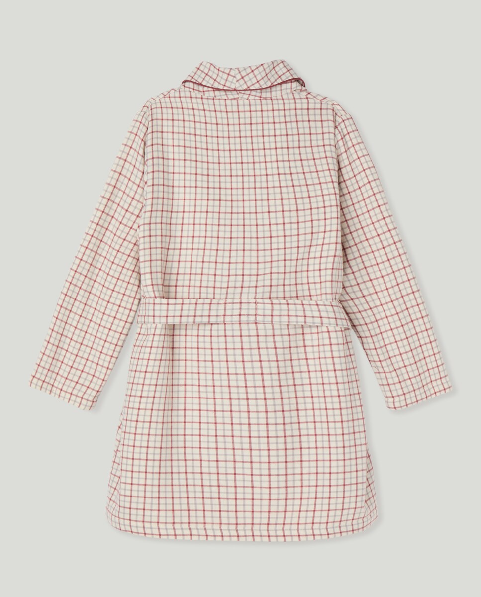 Bata de niña de franela family 120 Crudo-2