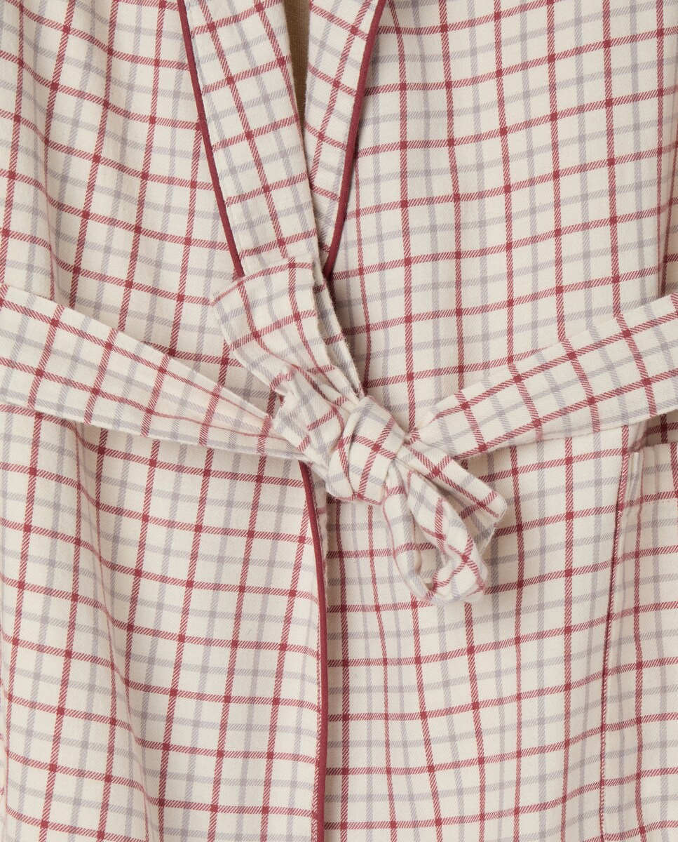 Bata de niña de franela family 120 Crudo-3