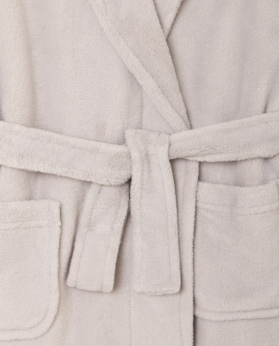 Bata de niño de coralina 820 Gris medio-3