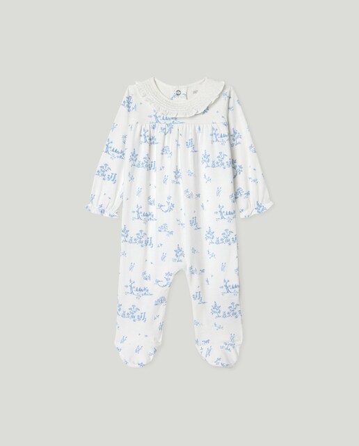 Imagen 0 de Pijama de bebé nido de abeja