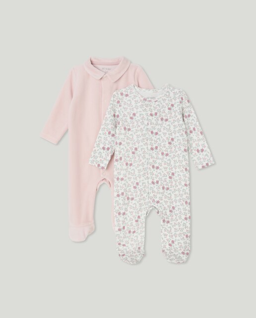 Imagen 0 de Pijama de bebé con tejido de velour