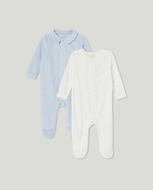 Imagen 0 de Pijama de bebé con tejido de velour