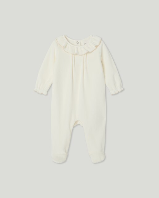 Imagen 0 de Pijama de bebé con cuello volante