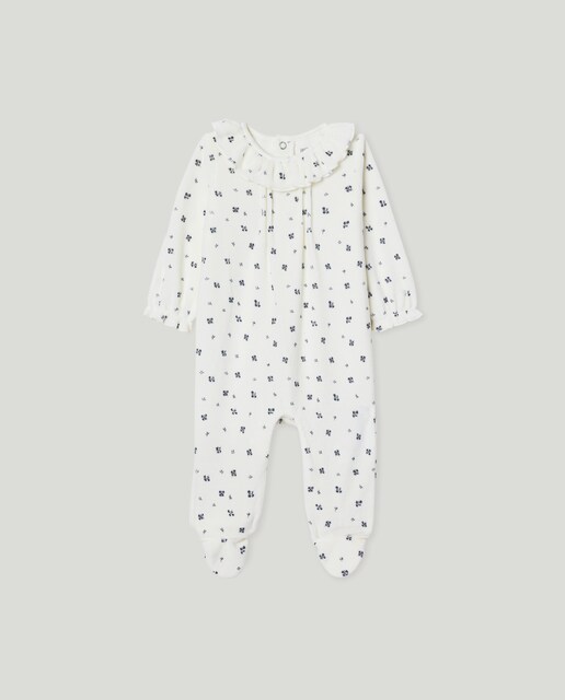 Imagen 0 de Pijama de bebé con cuello volante
