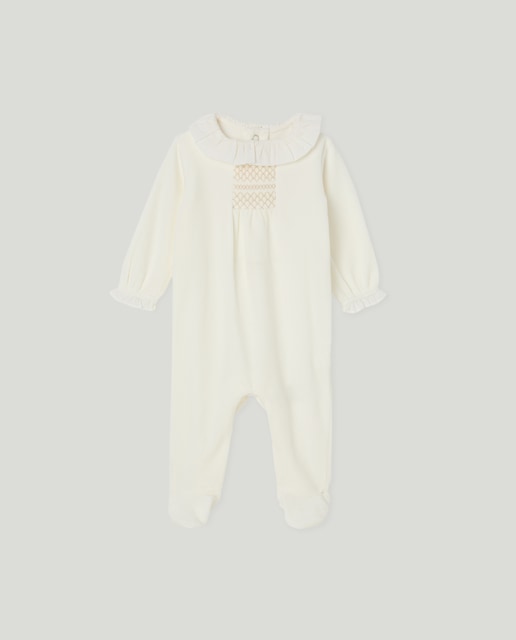 Imagen 0 de Pijama de bebé con nido de abeja