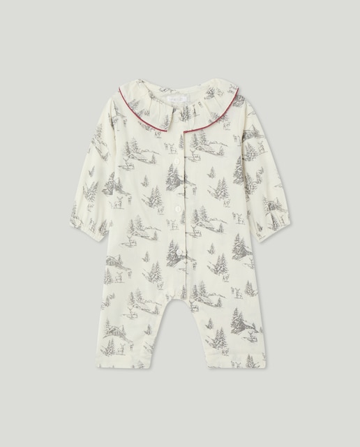 Imagen 0 de Pijama de bebé de franela de Navidad