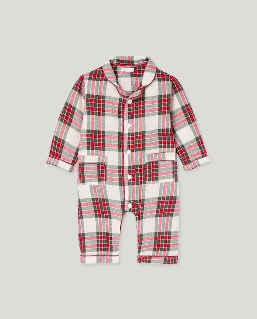 Imagen 0 de Pijama de bebé de franela de Navidad