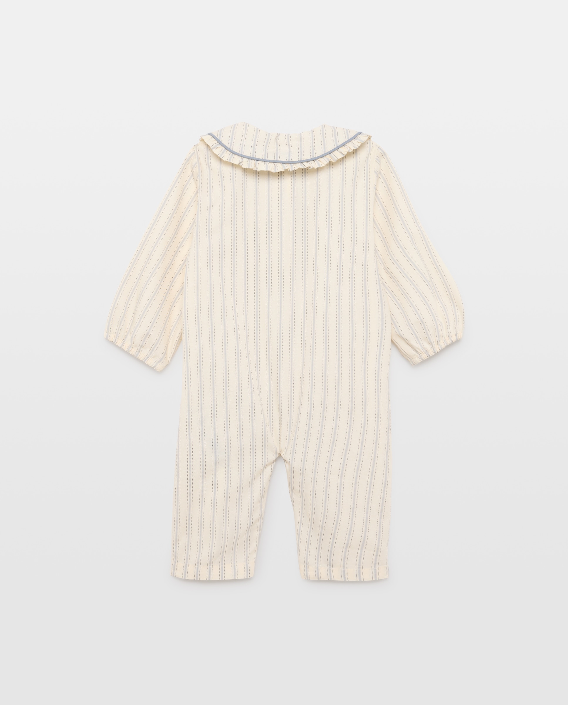 Pijama de bebé de popelín Blanco roto-2