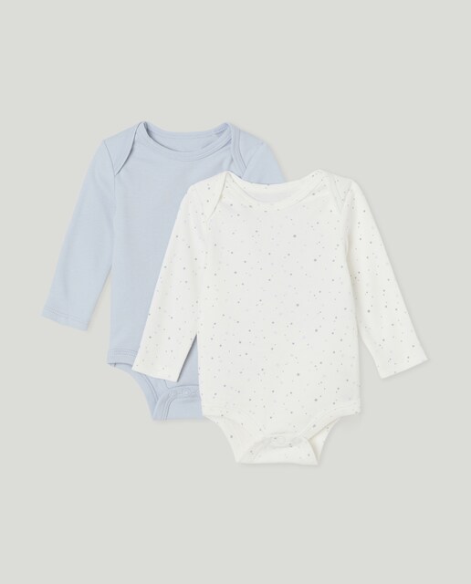 Imagen 0 de Pack de 2 de bodies de bebé de manga larga