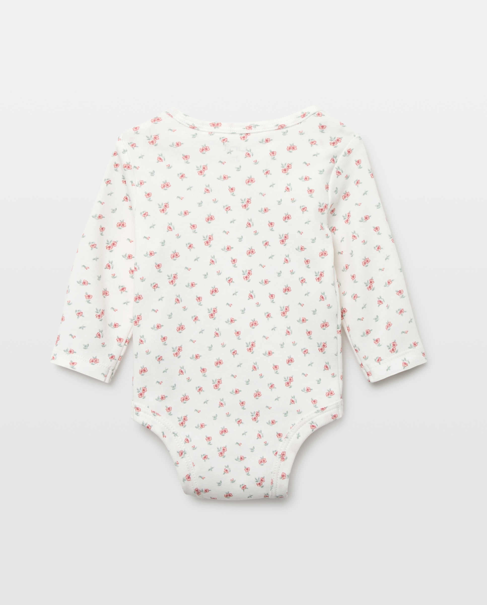 Pack de 2 de bodies de bebé de manga larga 200 Rosa-2