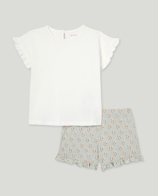 Imagen 0 de Pijama de niña corto combinado