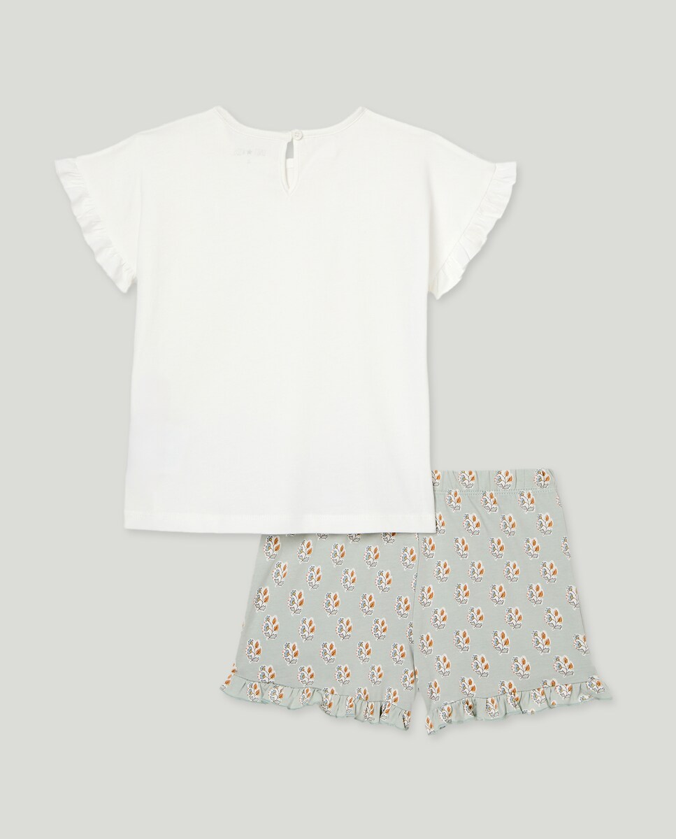 Pijama de niña corto combinado · Unit · El Corte Inglés