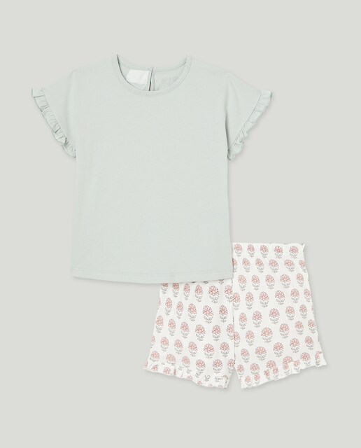Imagen 0 de Pijama de niña corto combinado