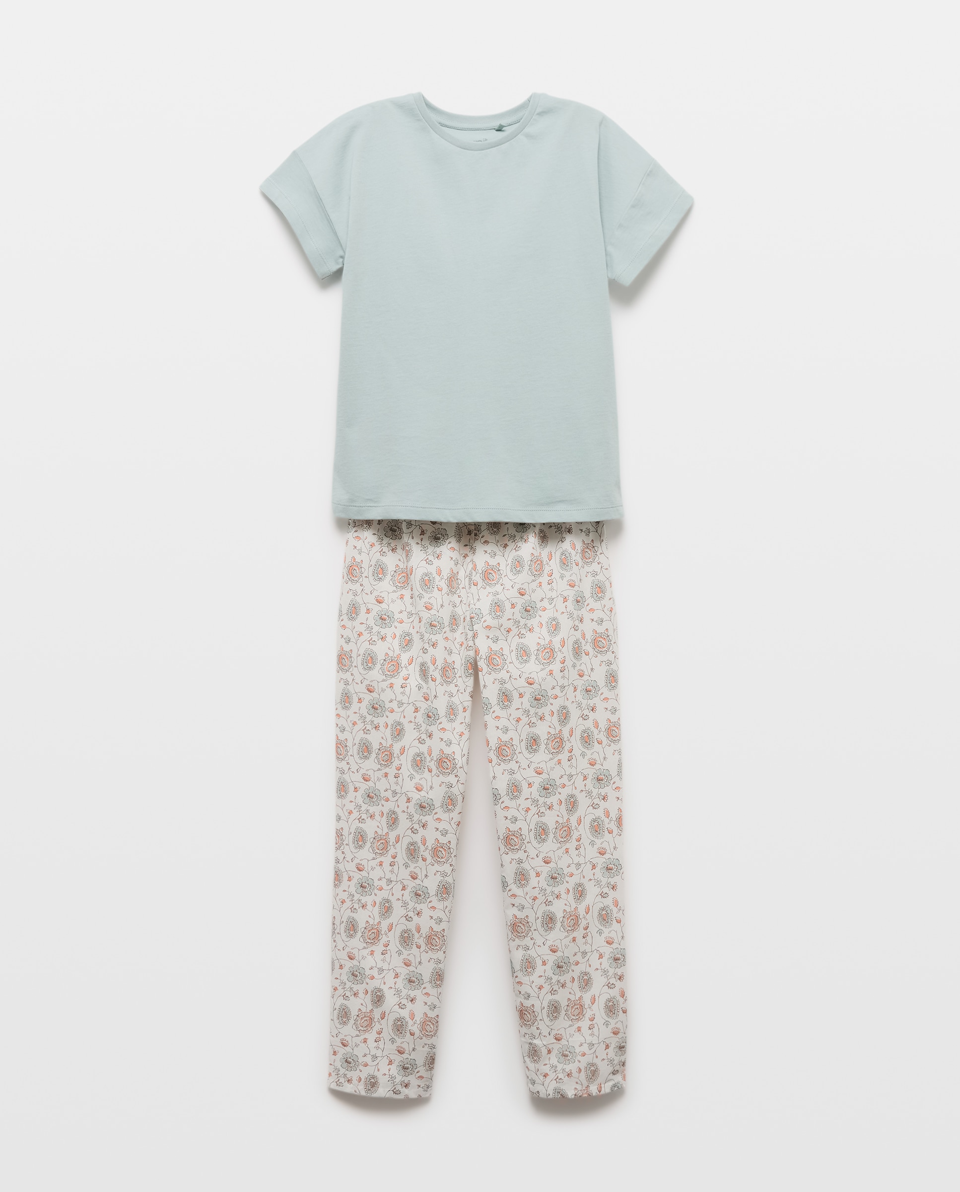 Imagen 0 de Pijama de niña pantalón largo camiseta manga corta