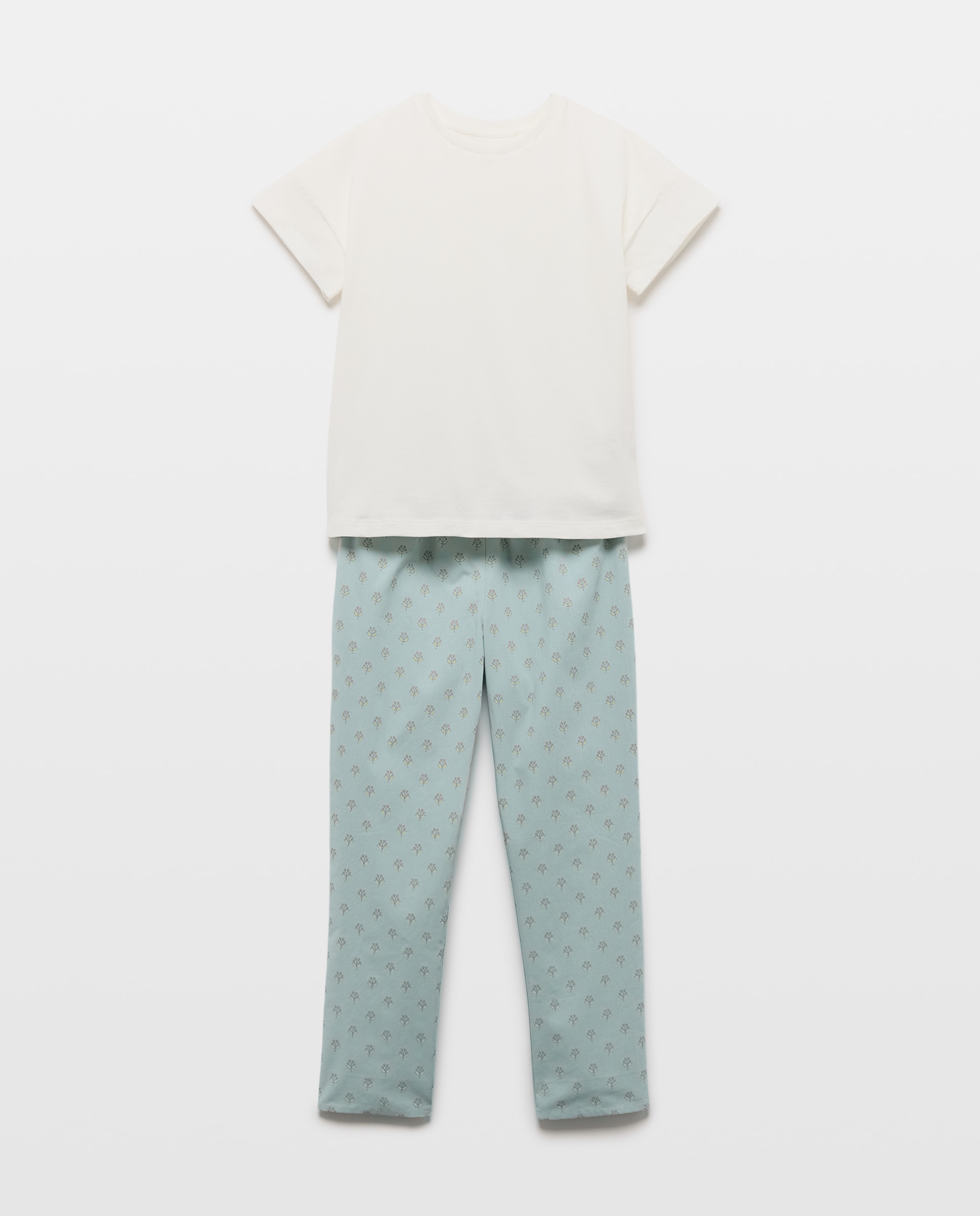 Imagen 0 de Pijama de niña pantalón largo camiseta manga corta