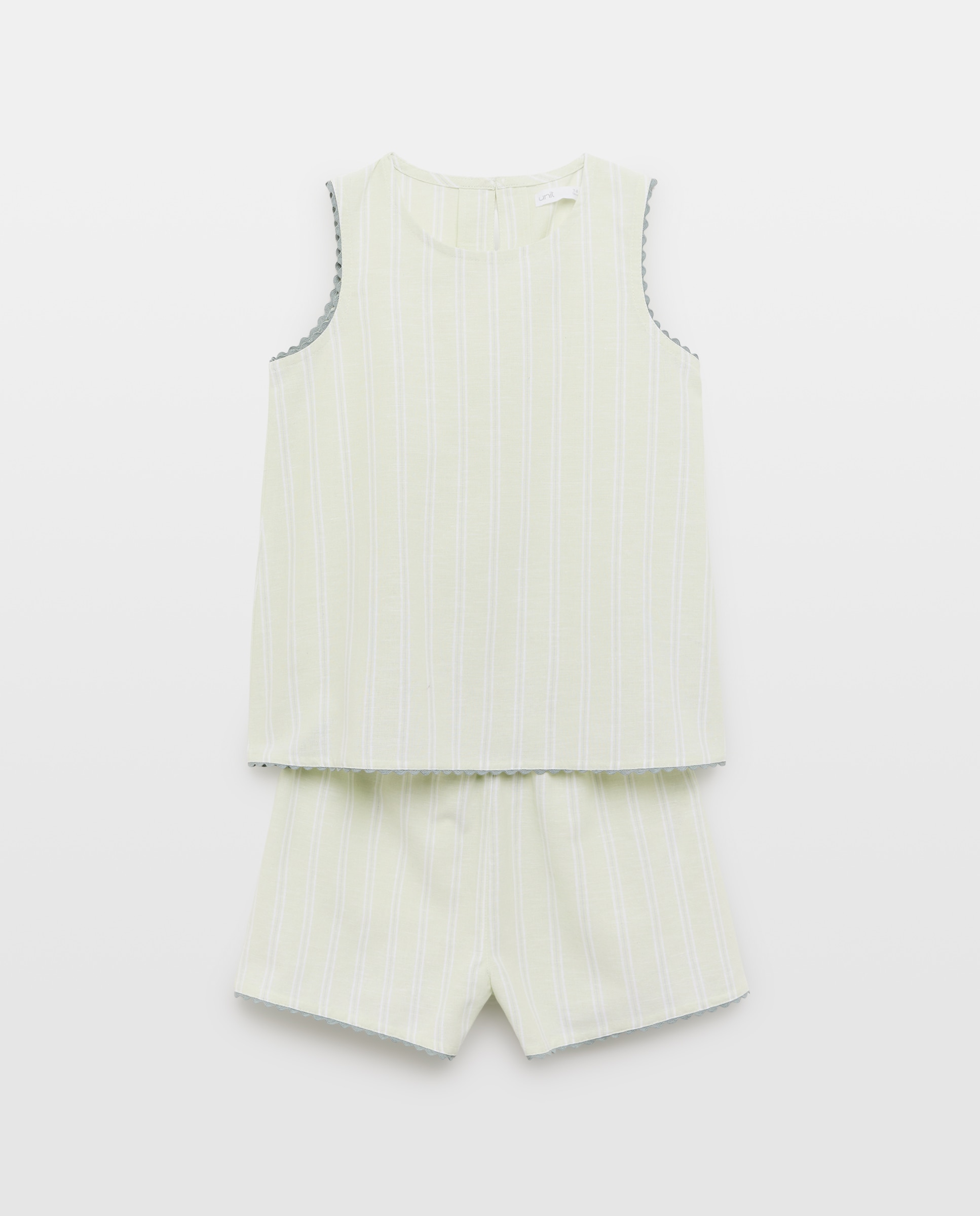Imagen 0 de Pijama de niña de lino sin mangas
