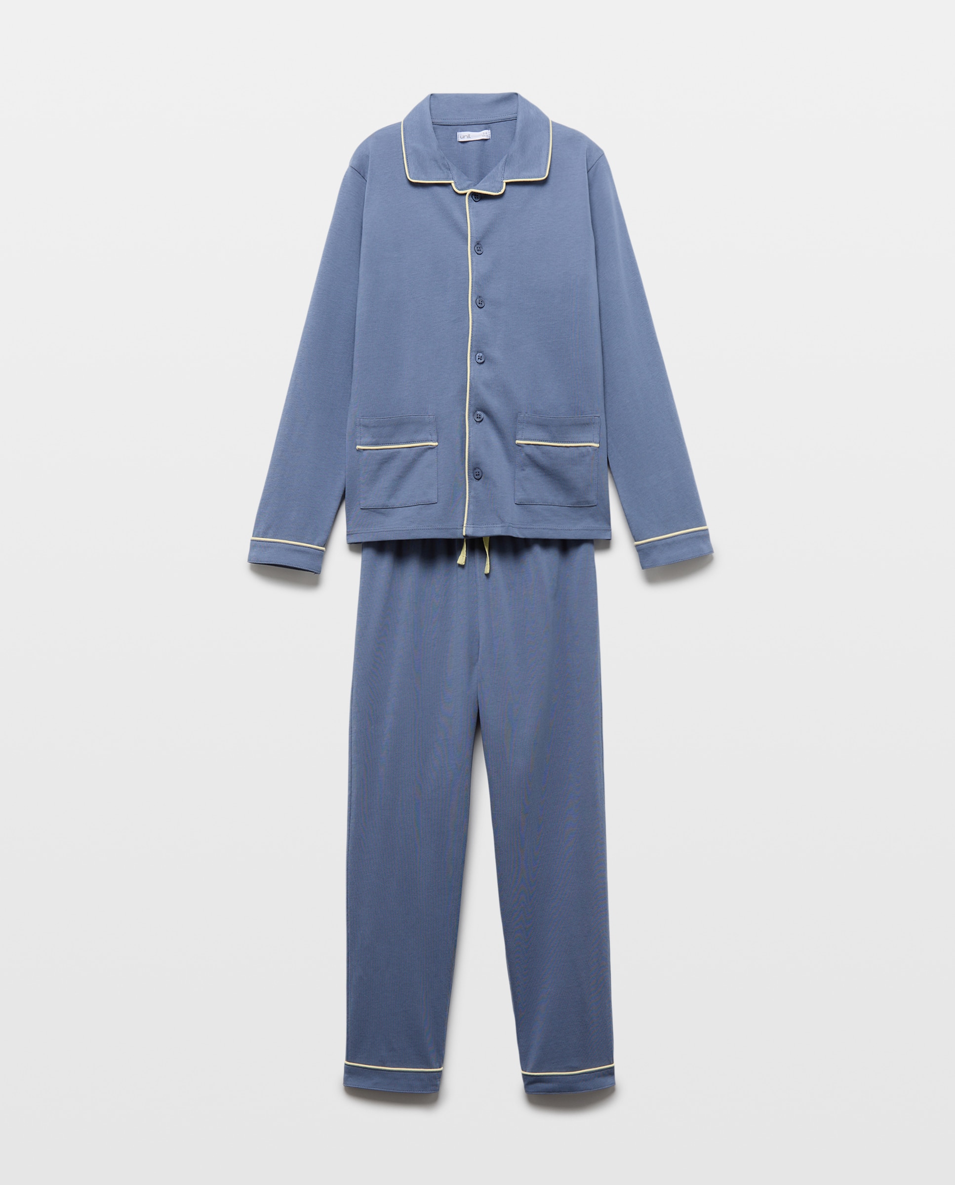 Imagen 0 de Pijama de niño largo con contrastes