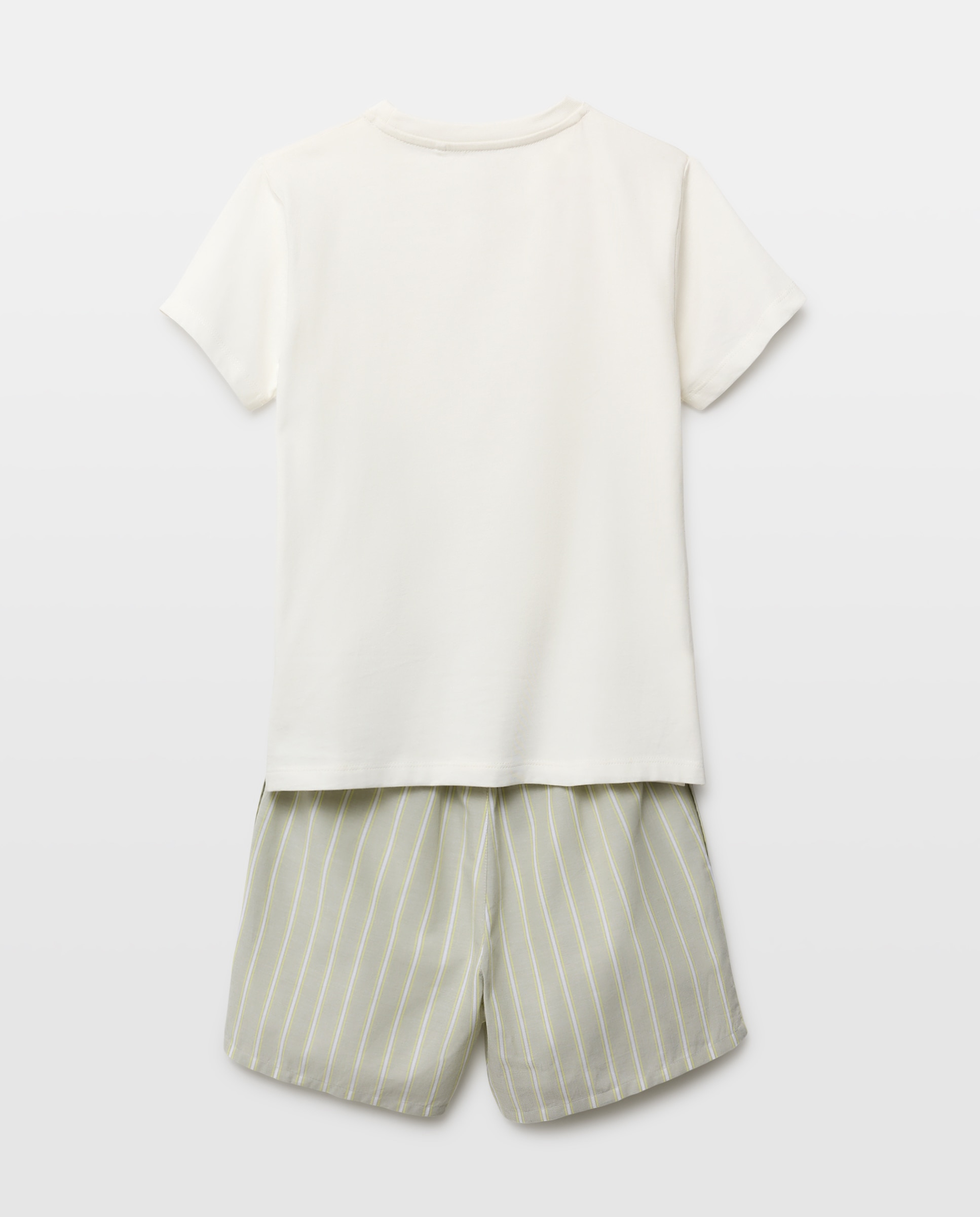 Pijama de niño combinado corto Blanco-2