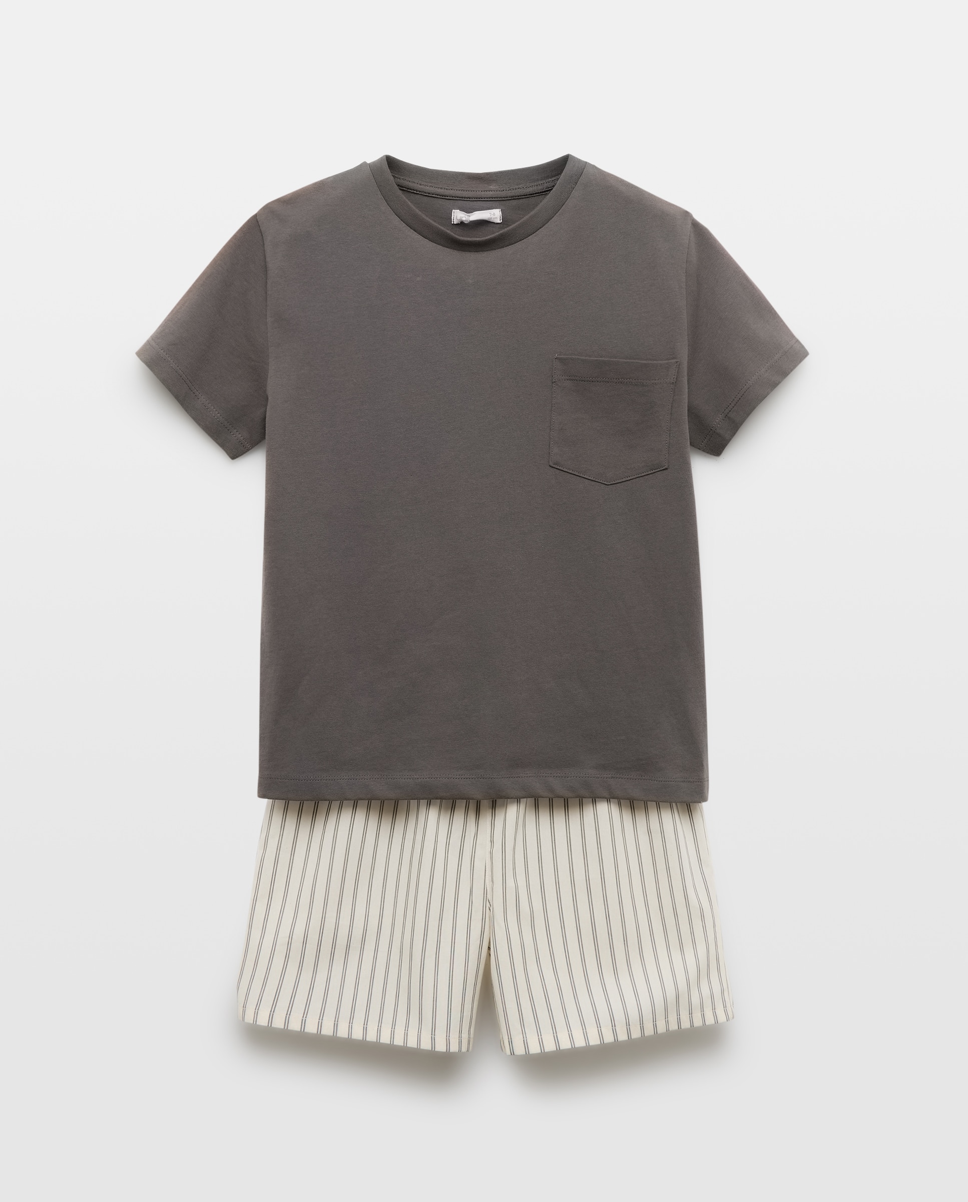 Imagen 0 de Pijama de niño combinado de popelín corto
