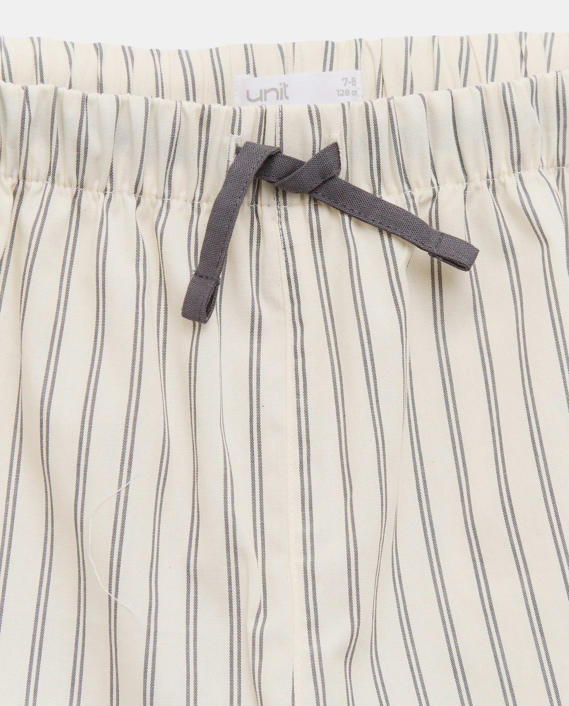 Pijama de niño combinado de popelín corto 830 Antracita-3